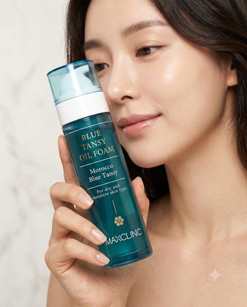 MAXCLINIC Espuma de Aceite Limpiador Facial. TANACETO AZUL 110 g