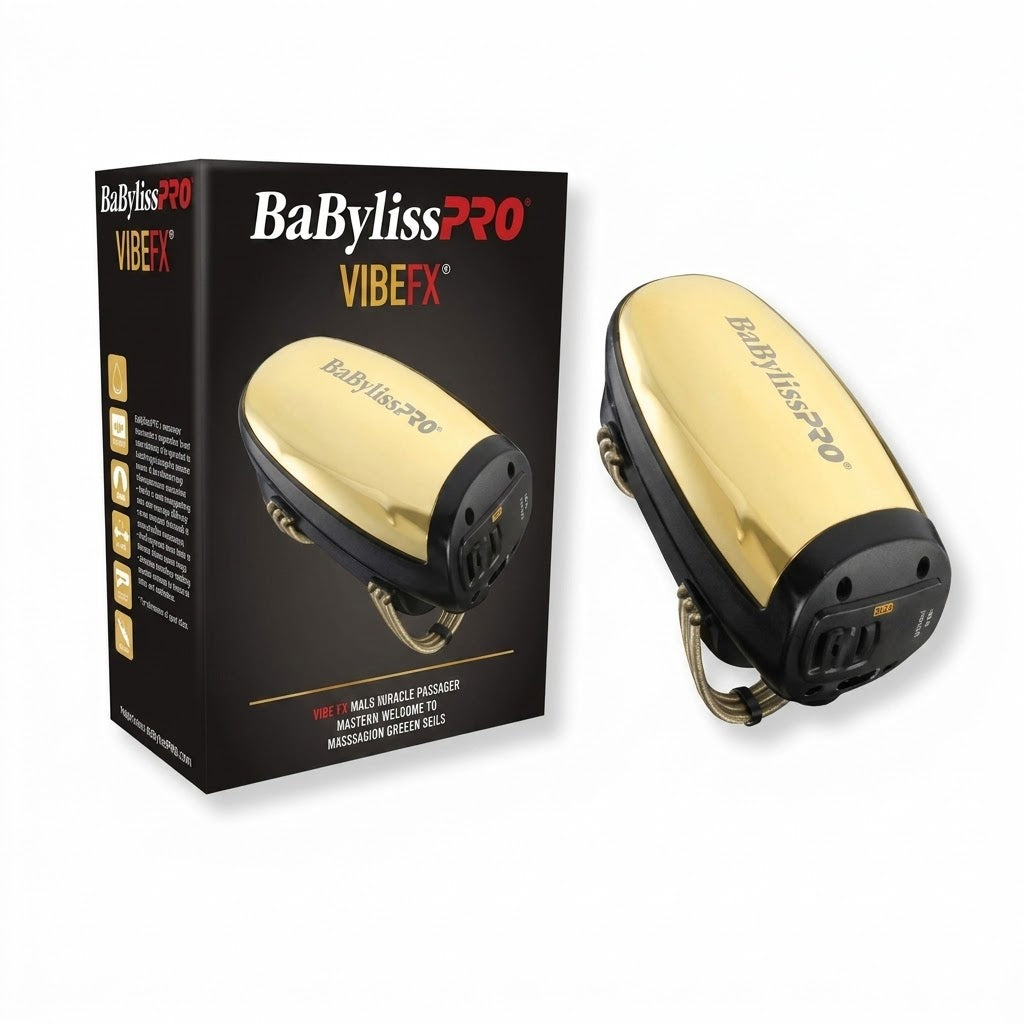 Masajeador Profesional BaByliss VibeFX Barber Cuero Cabelludo Inalámbrico