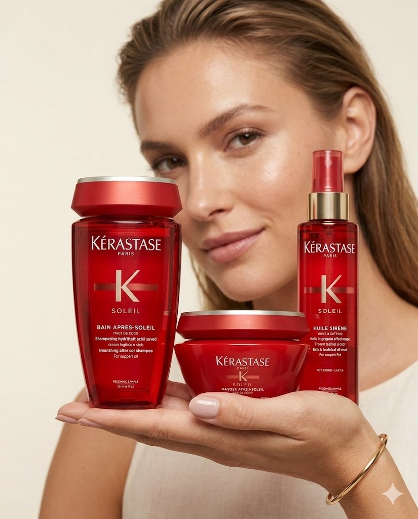KIT KÉRASTASE SOLEIL VERANO SHAMPOO + MASCARILLA + HUILE SIRÈNE