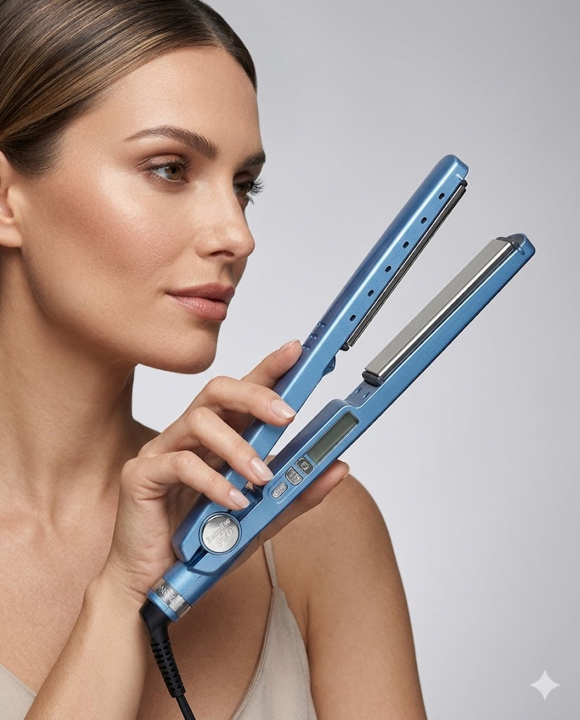 Plancha Alaciadora BaBylissPRO Nano Titanium 1¼ BNT2091TES " Profesional Cabello Largo