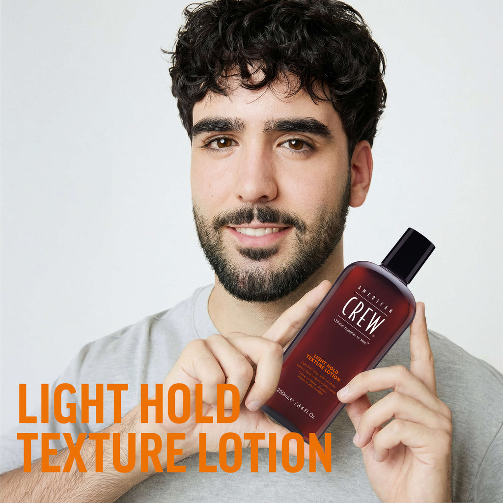 Loción American Crew Light Hold Texture Lotion 250ml Control Sutil Hombre