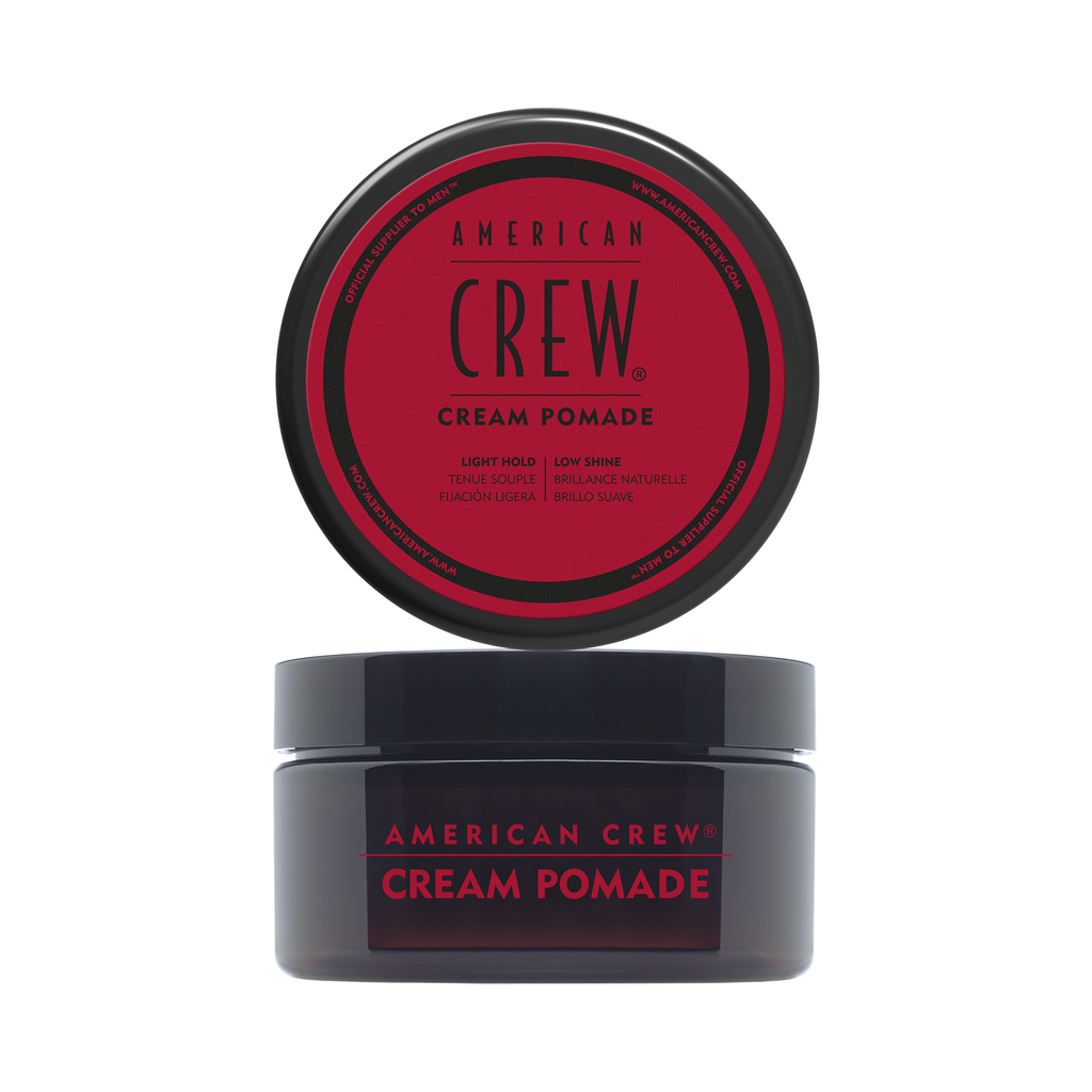 Cera American Crew Cream Pomade 85g Fijación Medía Brillo Suave Hombre