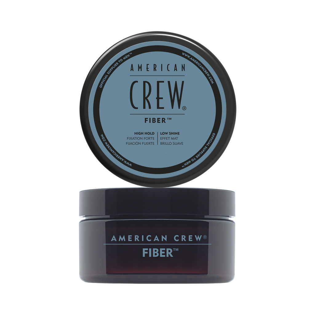 Cera American Crew Fiber 85g Fijación Fuerte Brillo Bajo Textura Hombre