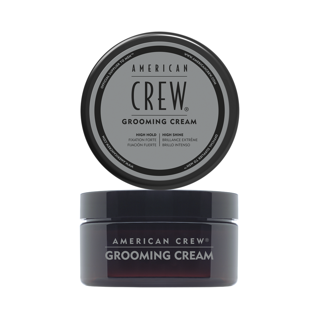 Cera American Crew Grooming Cream 85g Fijación Fuerte Alto Brillo Hombre