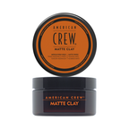 Cera American Crew Matte Clay 85g Fijación Medía Acabado Mate Hombre