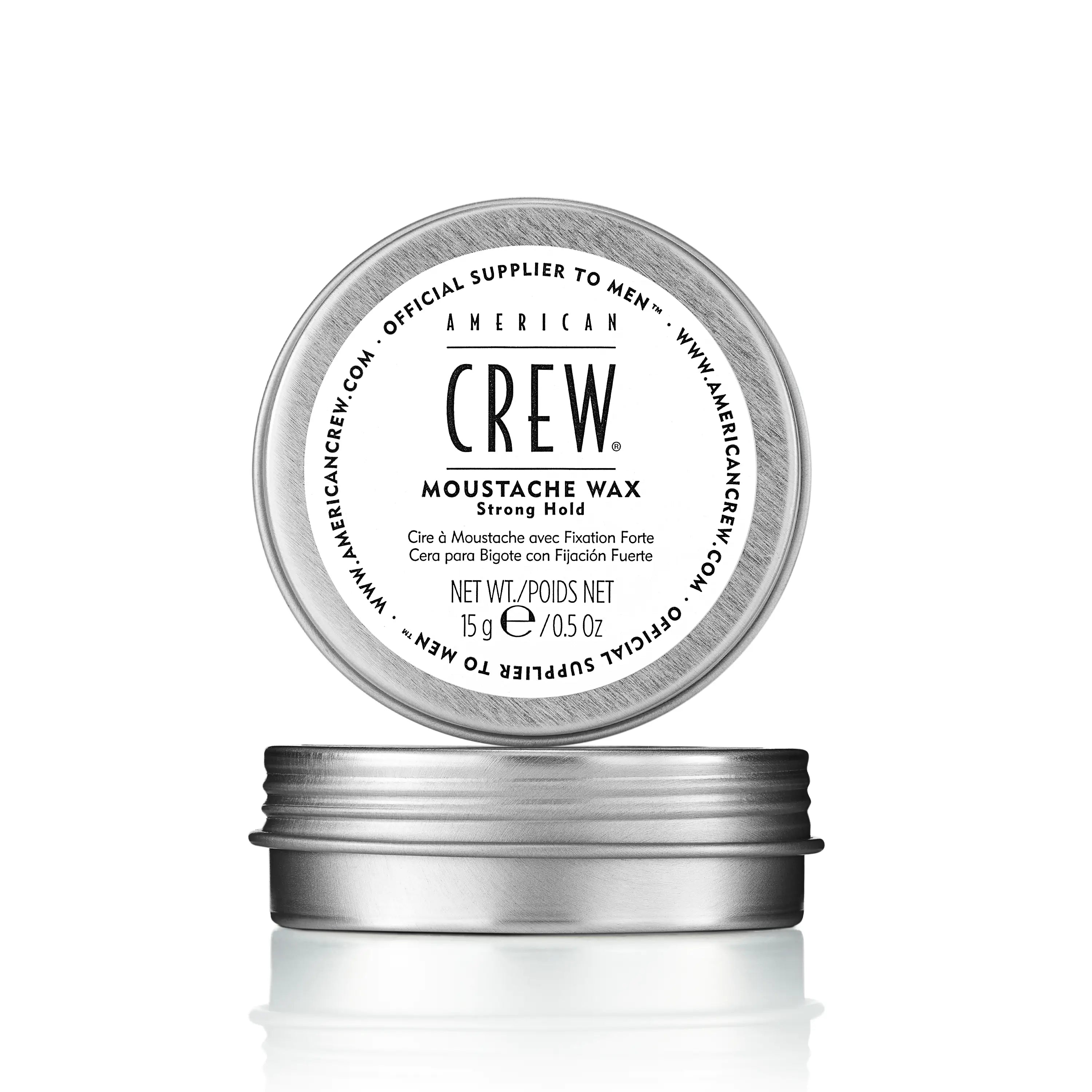 Cera American Crew Moustache Wax 15g Bigote Fijación Fuerte Hombre