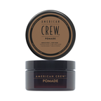 Cera American Crew Pomade 85g Fijación Medía Alto Brillo Hombre Clásica