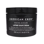 Crema American Crew Lather Shave Cream 250ml Espuma Rica Afeitado Barbería