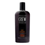 Shampoo American Crew 3 en 1 450ml Cabello Cuerpo y Acondicionador Hombre