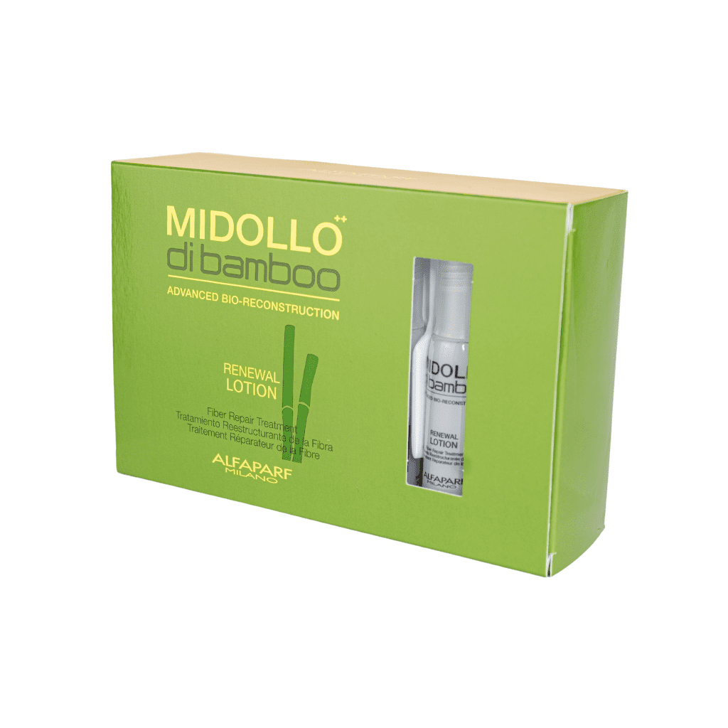 Ampollas MD Bamboo Renewal Lotion Alfaparf Milano 12x13ml para tratamiento facial profesional