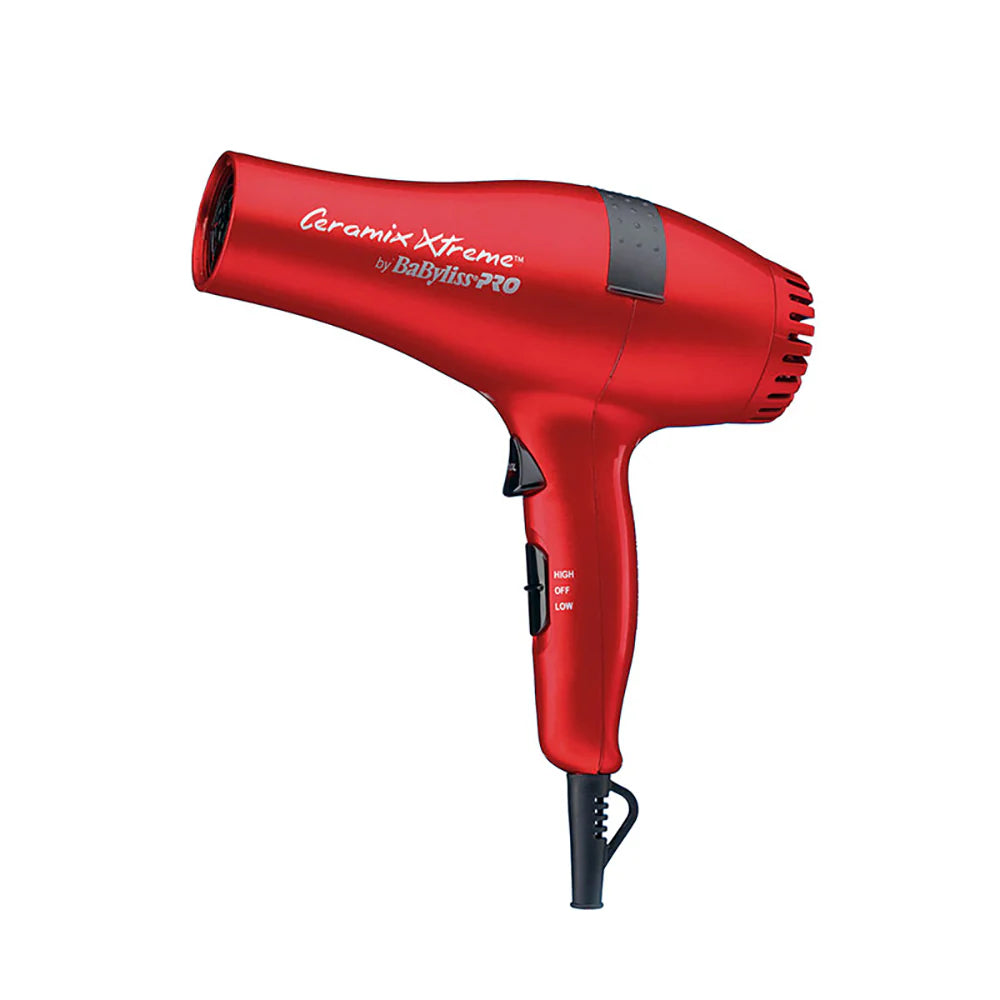 Secadora BaByliss Cerámica Turbo 2000W Roja Iónica Profesional