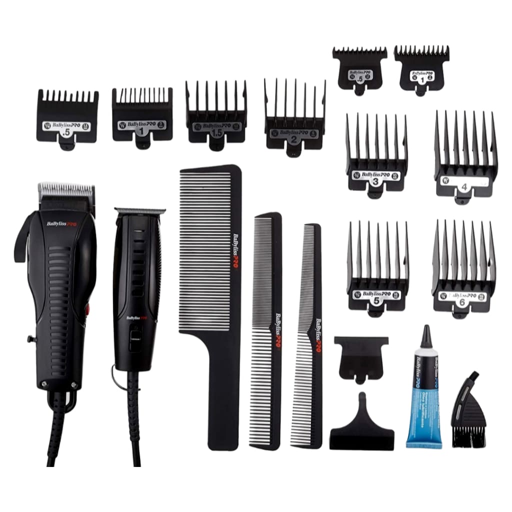 Kit Rasuradora BaByliss PowerFX Barber con accesorios profesionales para afeitado perfecto