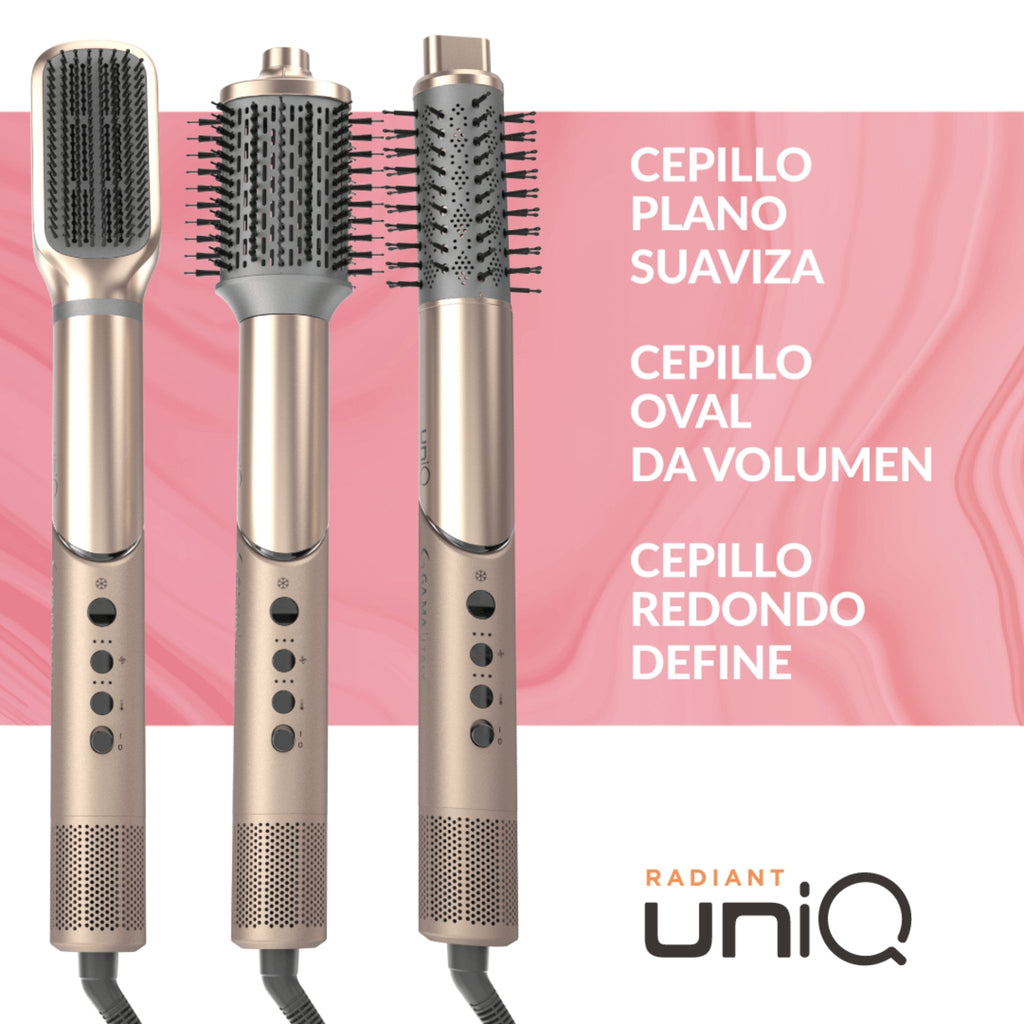 GAMA Radiant Uniq Multistyler 9 en 1 herramienta profesional para salón