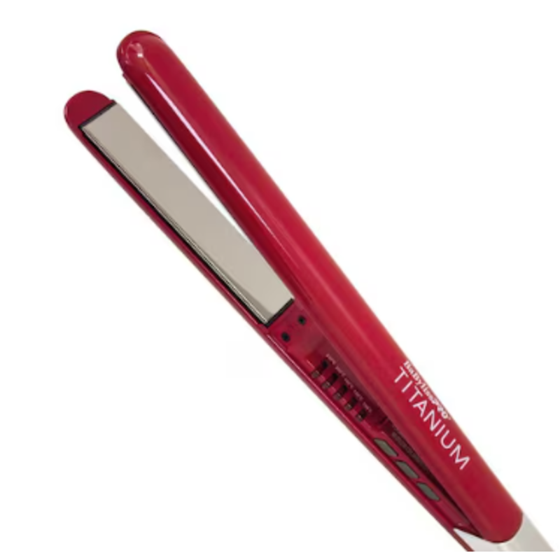 PLANCHA BT130TRES ALACIADORA 1” TITANIUM  ROJA