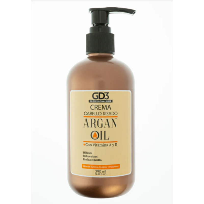 CREMA DE RIZOS CON ACEITE DE ARGAN 290ML