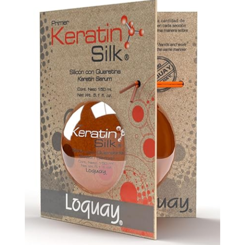 Loquay Keratin Silk 150ml tratamiento capilar profesional queratina anti-frizz Esthy Beauty