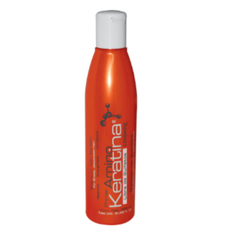 Shampoo Loquay Amino Keratina 250ml tratamiento reparador profesional para cabello dañado