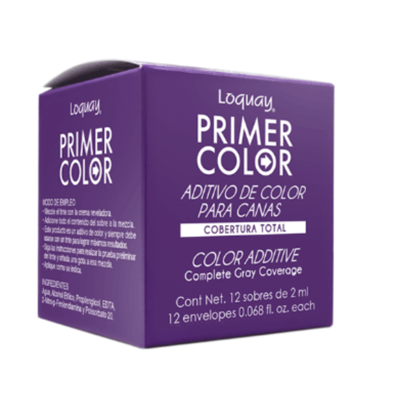 Loquay Primer Aditivo 2ml preparador capilar profesional para tratamientos intensivos