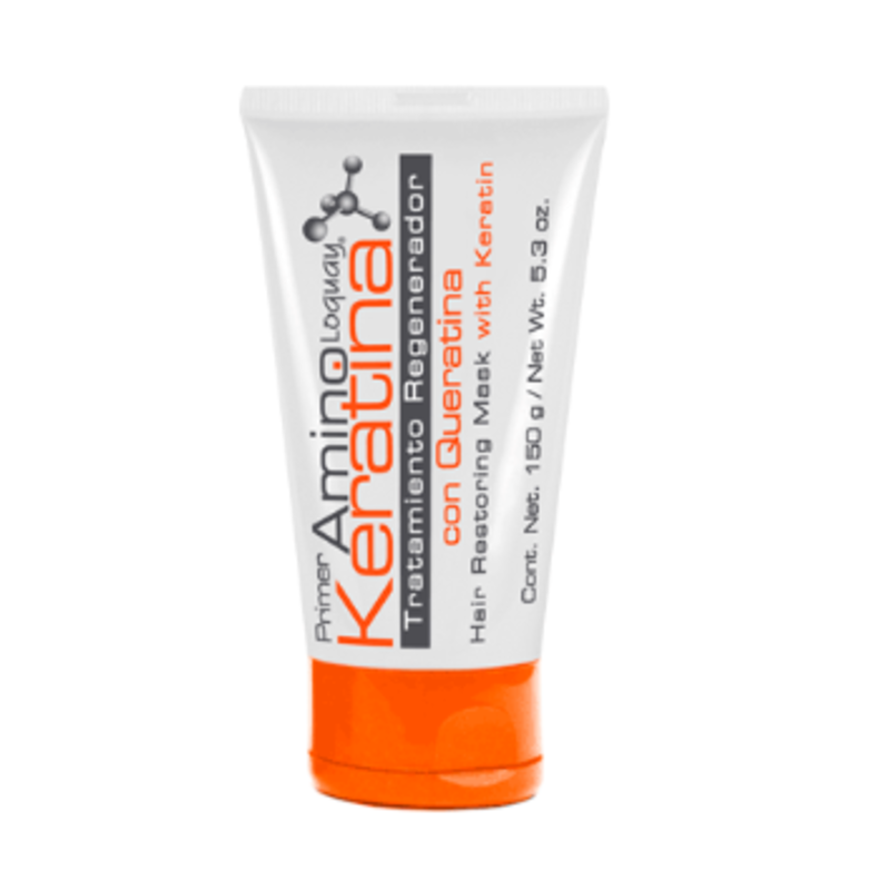 Loquay Amino Keratina Tratamiento Regenerador 150g para reparar cabello dañado