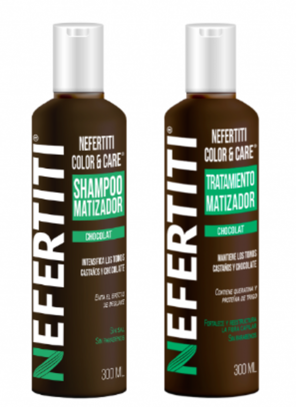 NEFERTITI COLOR CARE SH/TR CHOCOLATE 300ML