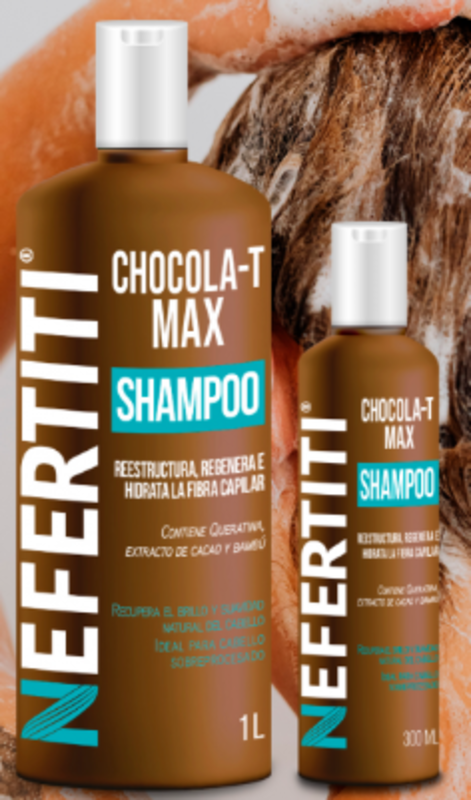 OF SHAM 1Lt/CREMA P/PEINAR CHOCOLA-T MAX