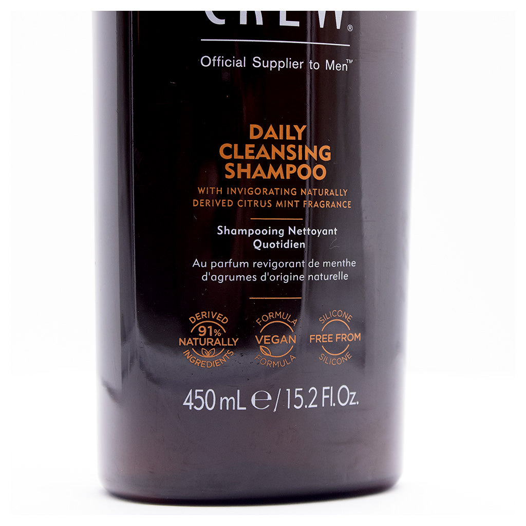 Shampoo American Crew Daily Cleansing 450ml Vitamina B5 Rendidor Hombre