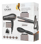 Combo GAMA Chia Secadora Bora + Plancha Elegance + Cepillo Profesional
