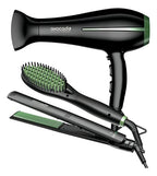 Combo GAMA Avocado Secadora Bora + Plancha Elegance + Cepillo Profesional