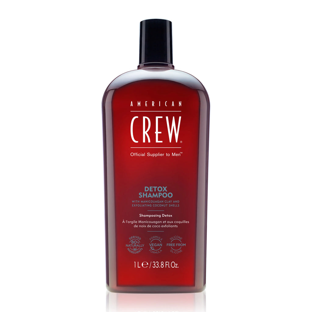 Shampoo American Crew Detox 1 Litro Limpieza Profunda Exfoliante Salon