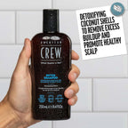 Shampoo American Crew Detox 1 Litro Limpieza Profunda Exfoliante Salon