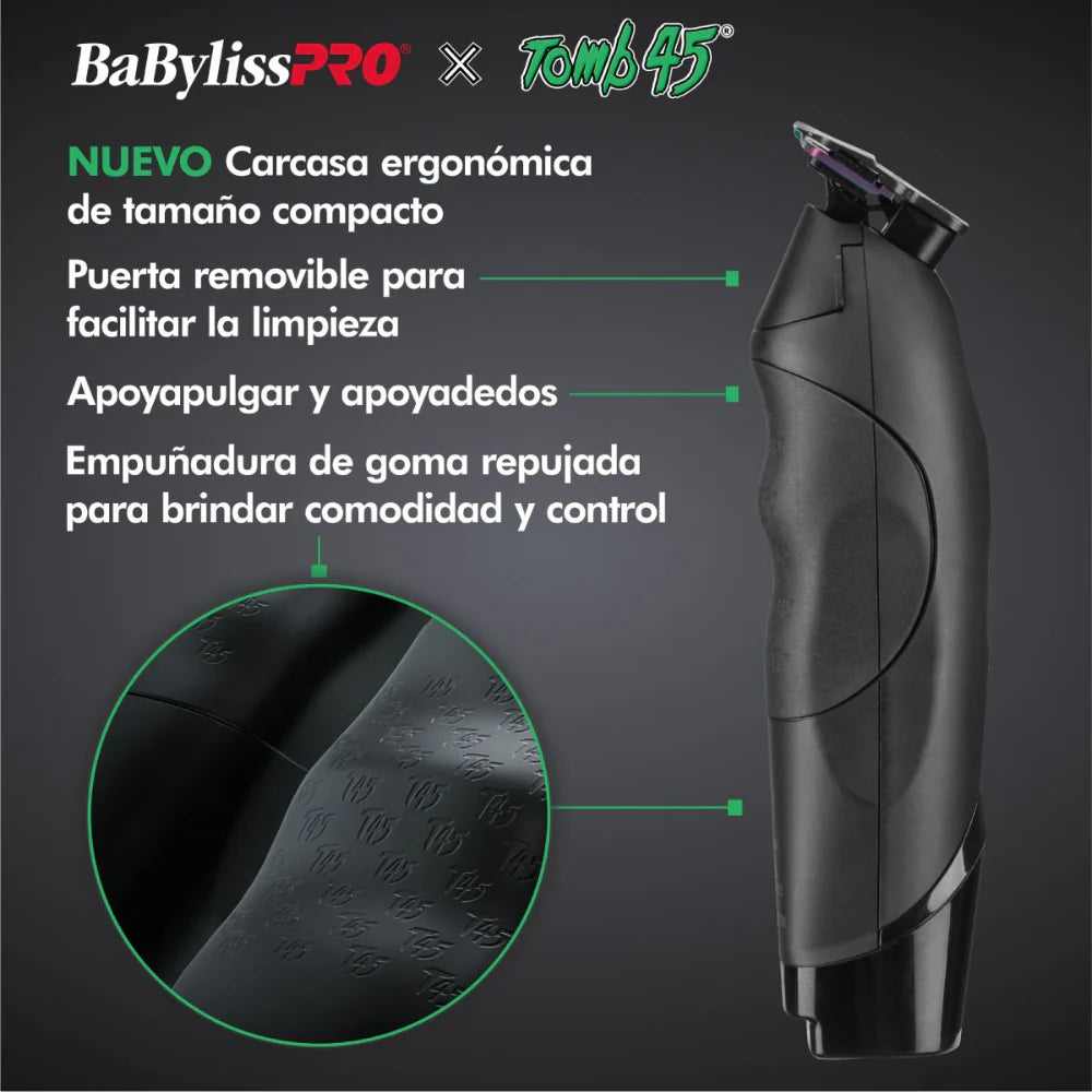 Trimmer BaBylissPRO Tomb45 FX45 Inalámbrico Profesional Barber Litio