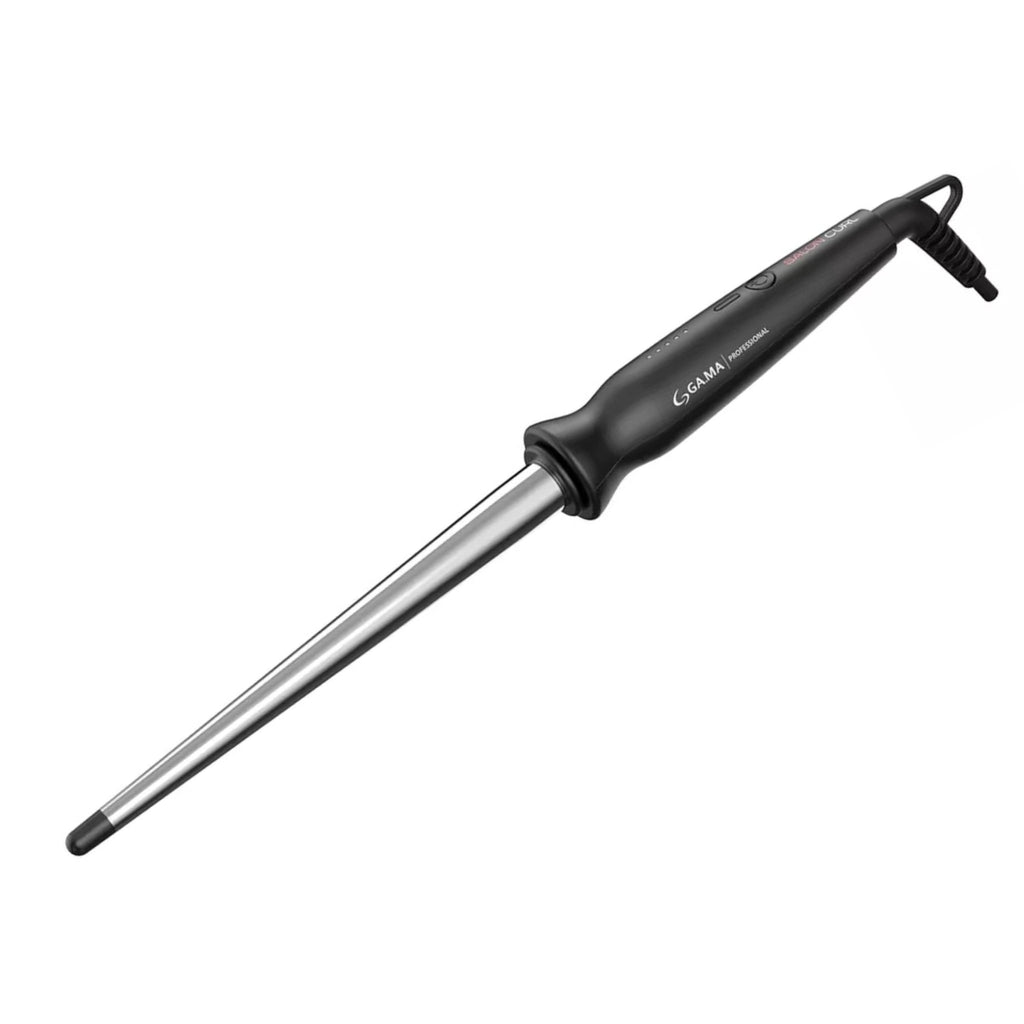 Rizador cónico GAMA Salon Curl Silk 110°C cerámica profesional para rizos naturales