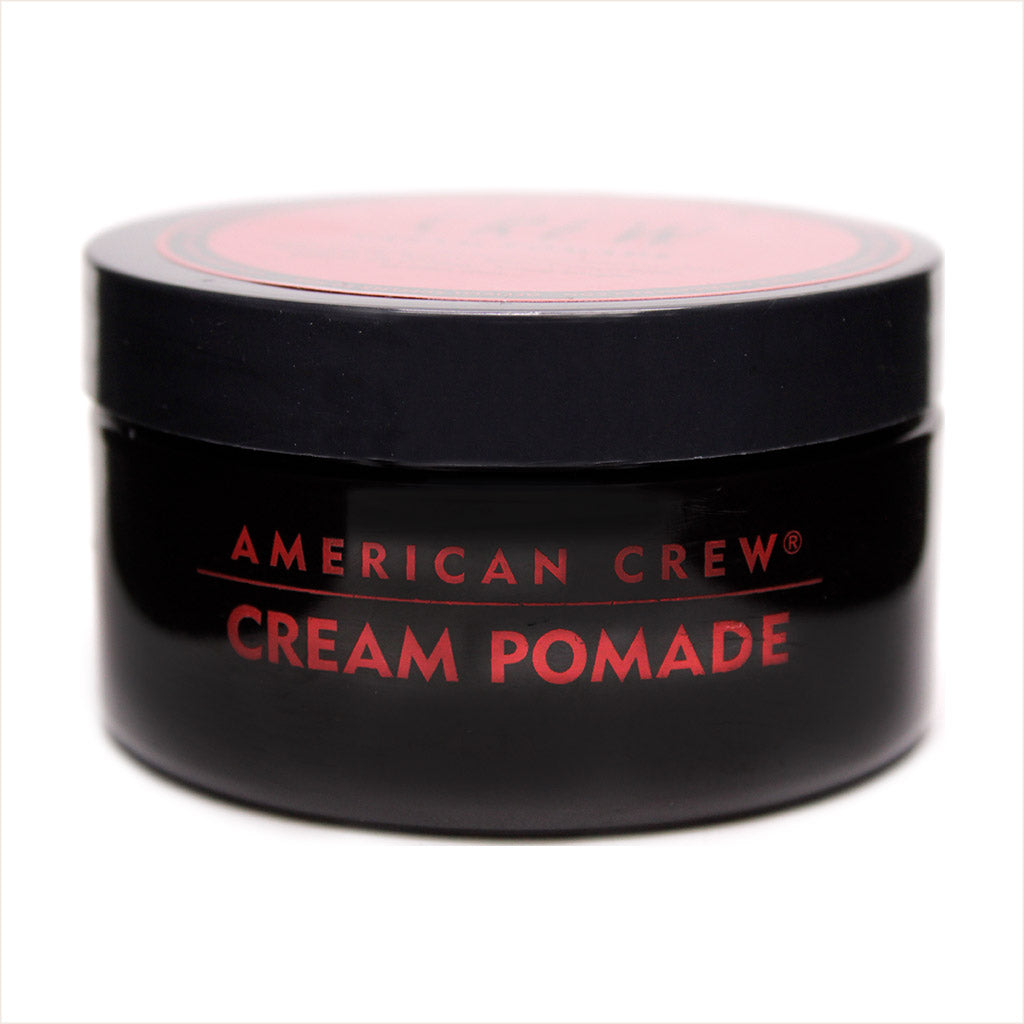 Cera American Crew Cream Pomade 85g Fijación Medía Brillo Suave Hombre