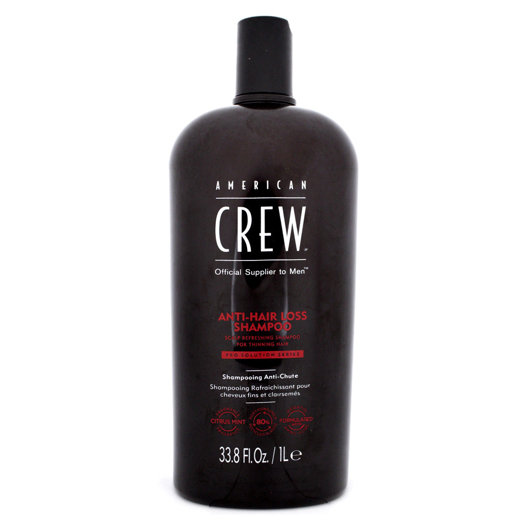 Shampoo American Crew Anti Hair Loss 1 Litro Caída Cabello Salon Barbería