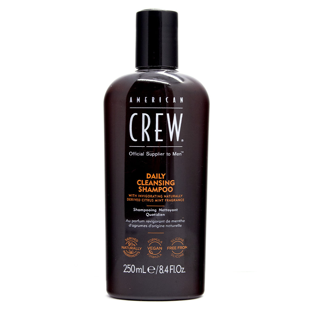 Shampoo American Crew Daily Cleansing 250ml Vitamina B5 Uso Diario Hombre