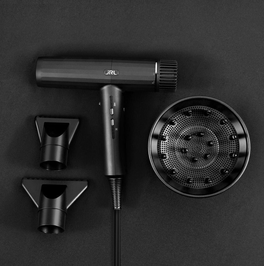 Secadora JRL 2020H Forte Pro Profesional Salón Motor Digital Negra