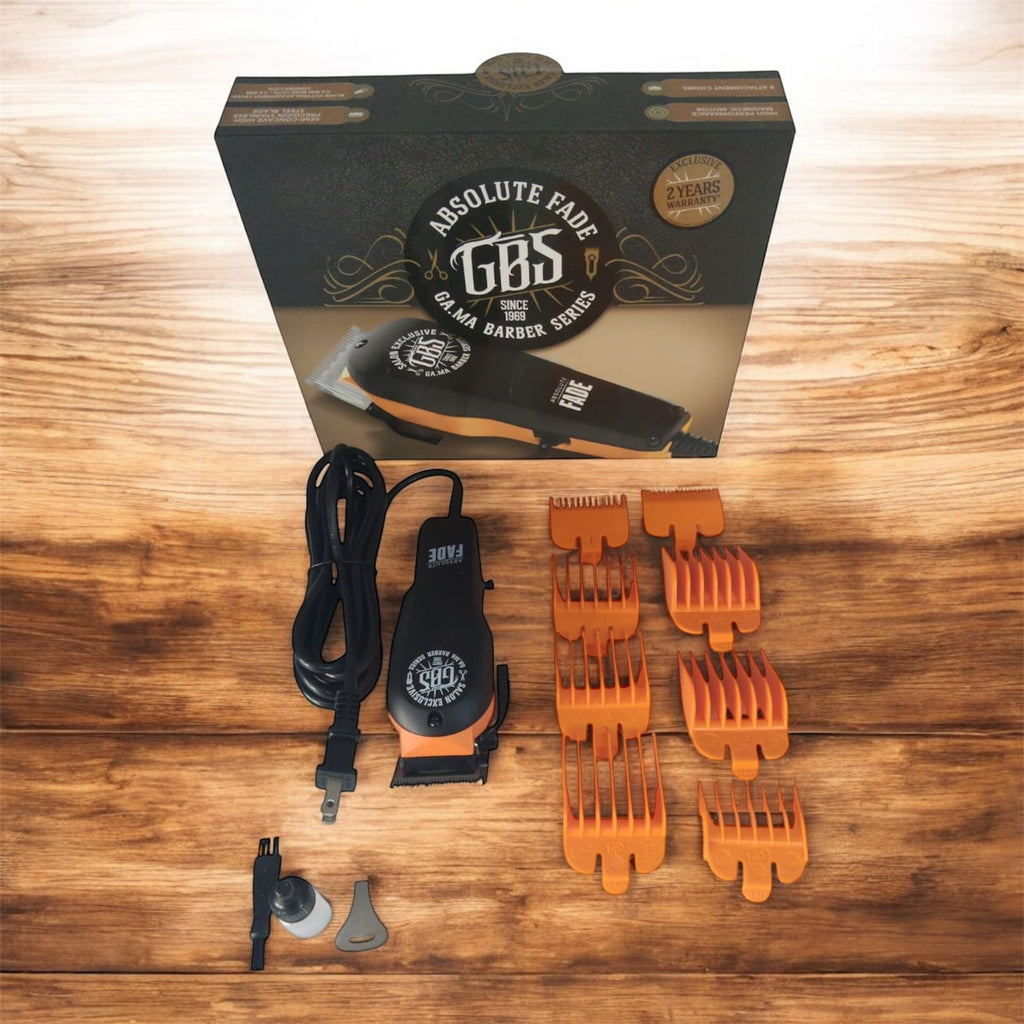 Máquina cortadora GBS FADE GAMA profesional para barbería fade cuts
