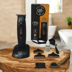Trimmer Profesional GBS T-Blade GAMA Barber Series para barbería con tecnología de precisión