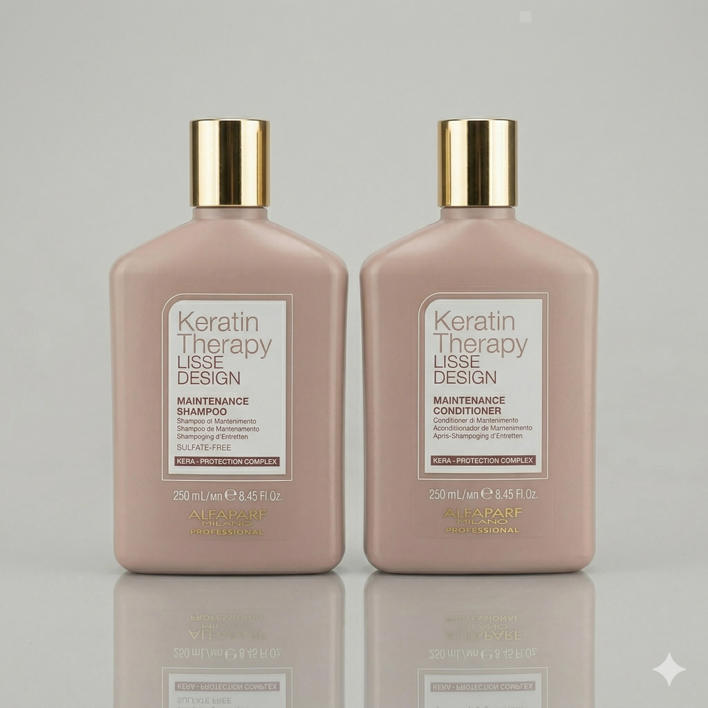 ALFAPARF KERATIN THERAPY LISSE DESIGN DUO - SHAMPOO & CONDITIONER MAINTENANCE