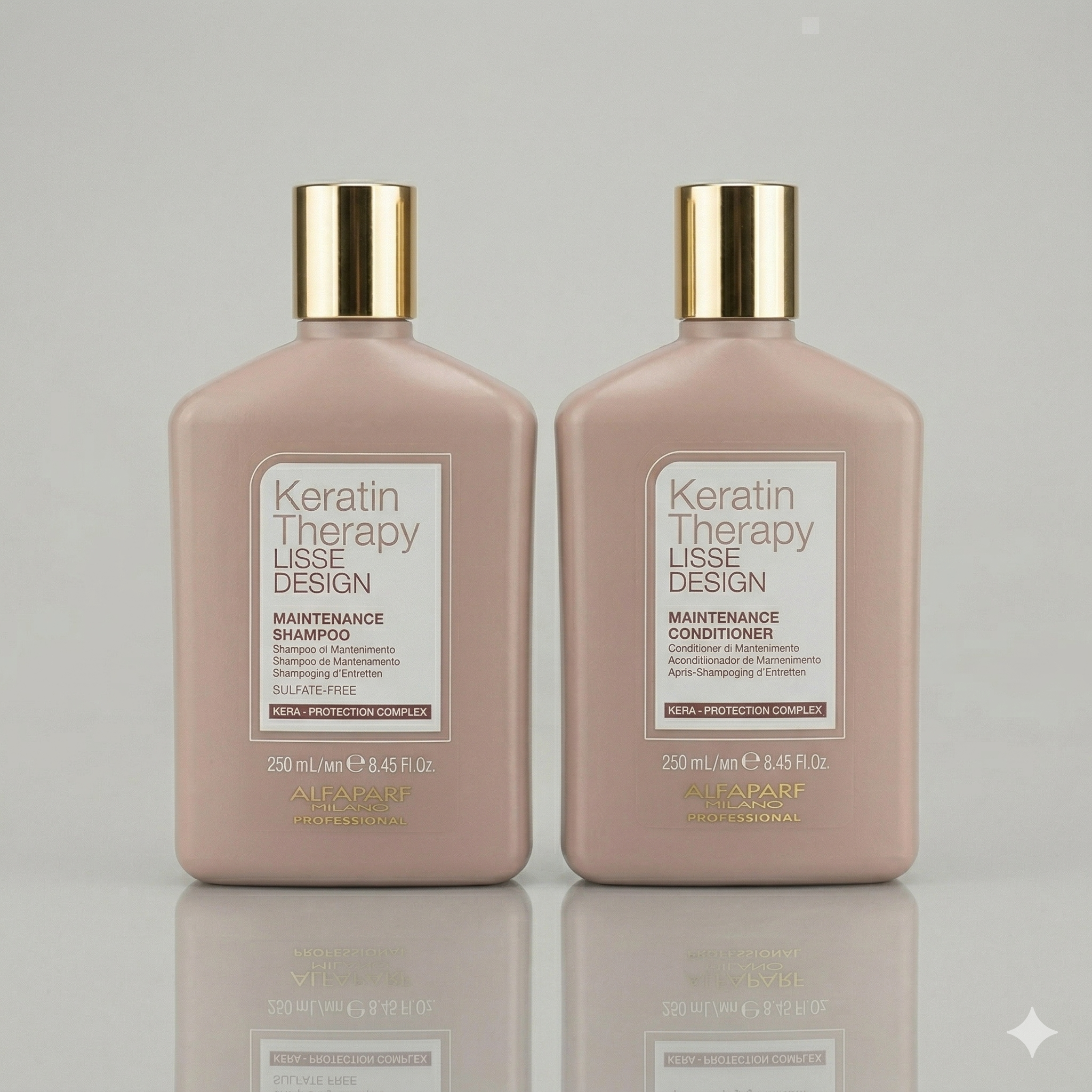 ALFAPARF KERATIN THERAPY LISSE DESIGN DUO - SHAMPOO & CONDITIONER MAINTENANCE