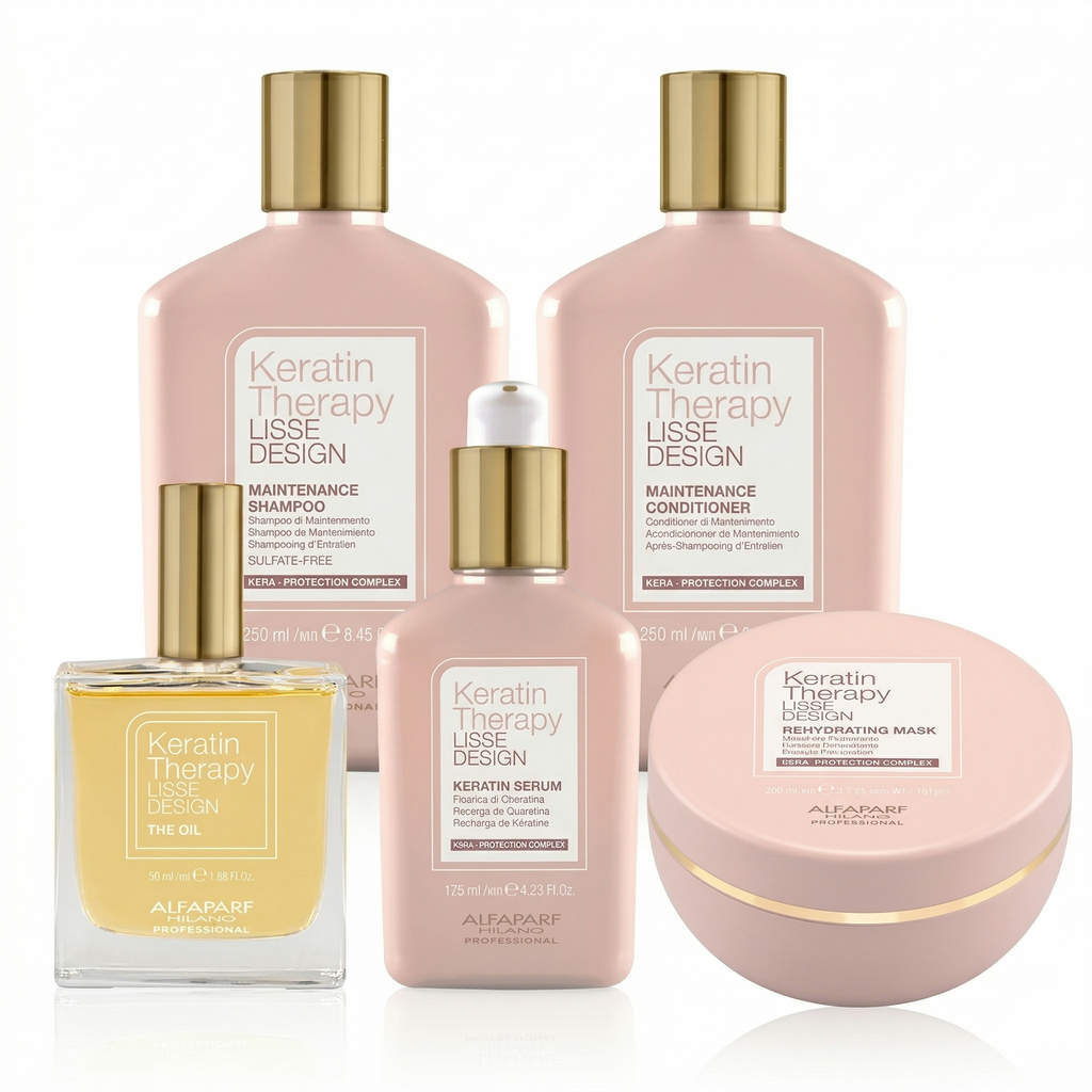 Combo Keratin Therapy Lisse Design Alfaparf 5 Piezas