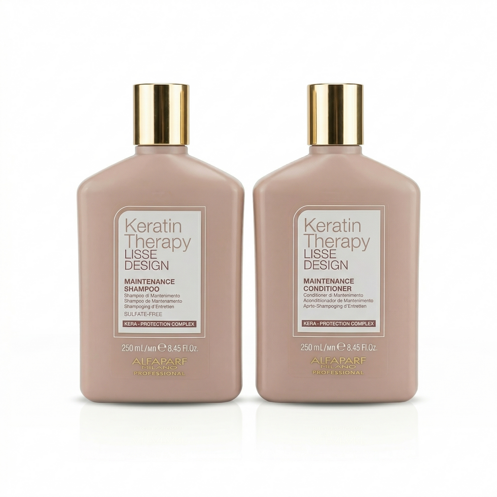 ALFAPARF KERATIN THERAPY LISSE DESIGN DUO - SHAMPOO & CONDITIONER MAINTENANCE