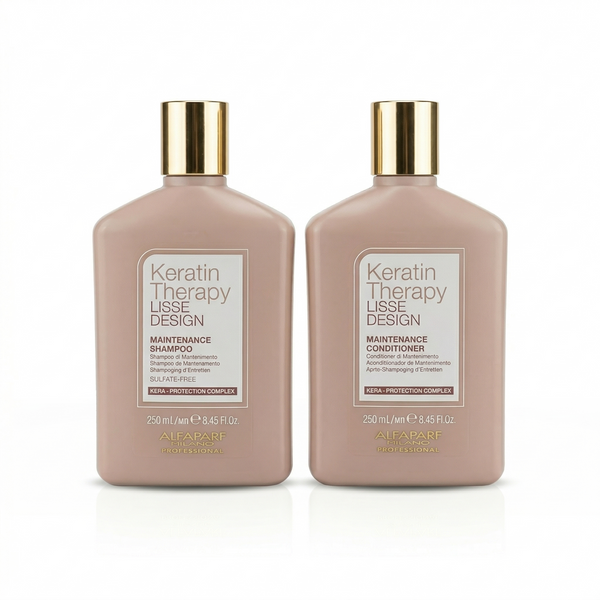 ALFAPARF KERATIN THERAPY LISSE DESIGN DUO - SHAMPOO & CONDITIONER MAINTENANCE
