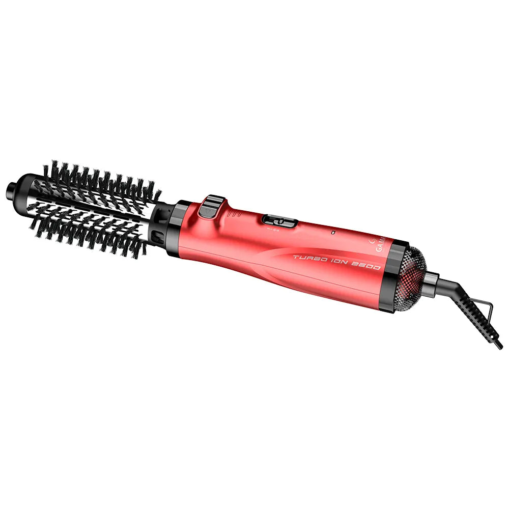 Cepillo Eléctrico GAMA Modelador Rotativo Turbo Ion Profesional