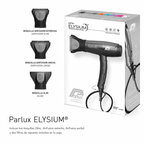 Pack Secadora Parlux Elysium con Difusor Profesional Ultraligera Digital Salón