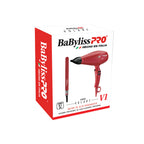 Combo Secadora + Plancha BaByliss Ferrari Volare V1 Rojo Profesional