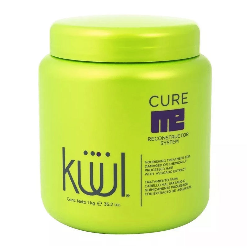KUUL CURE ME Sistema Reconstructor 1KG tratamiento profesional para cabello dañado