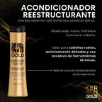 Acondicionador Keratin Gold Reestructurante 300 ml – Hidratación con Keratina