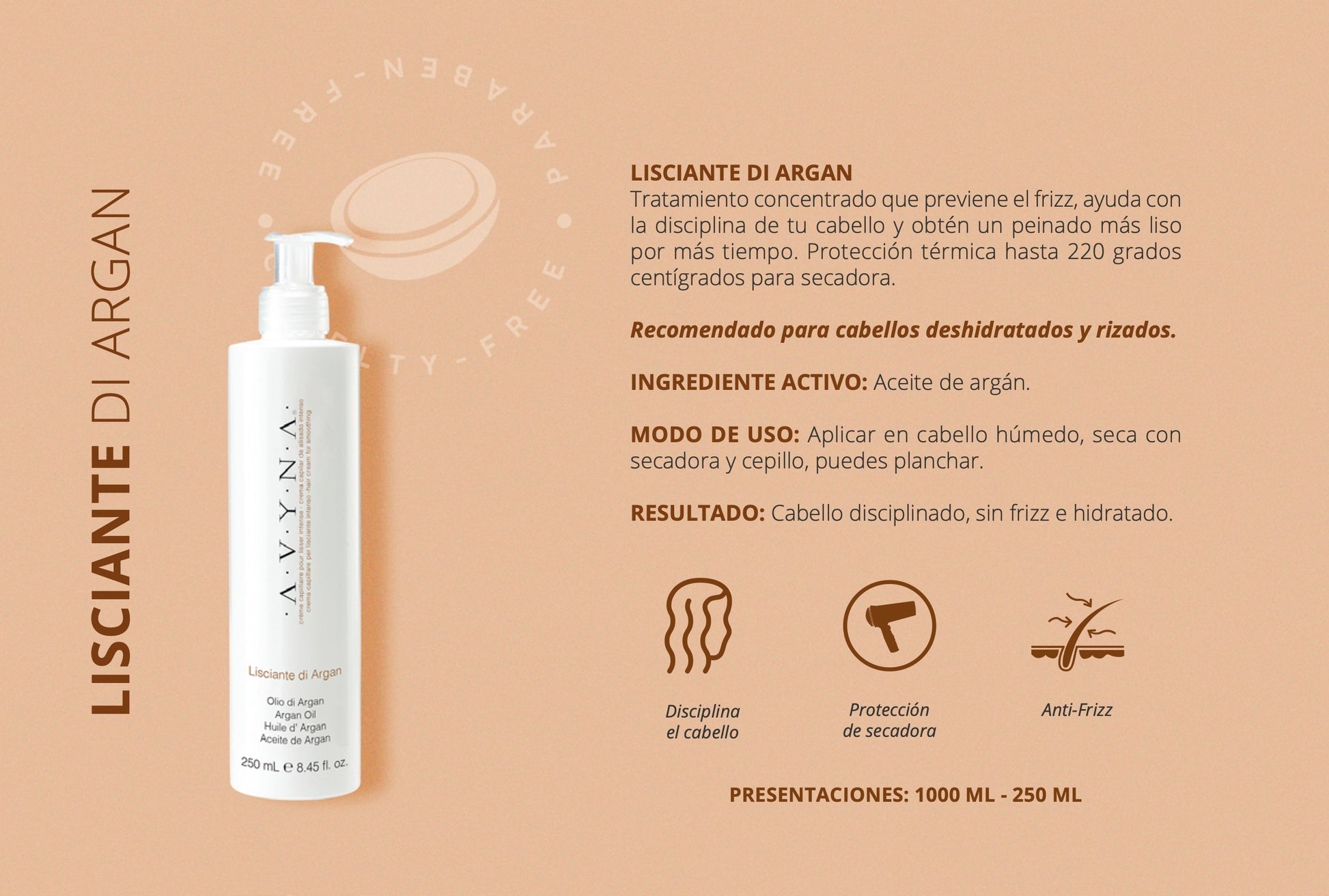 AVYNA LISCIANTE DI ARGAN 1000 ML - vista 2