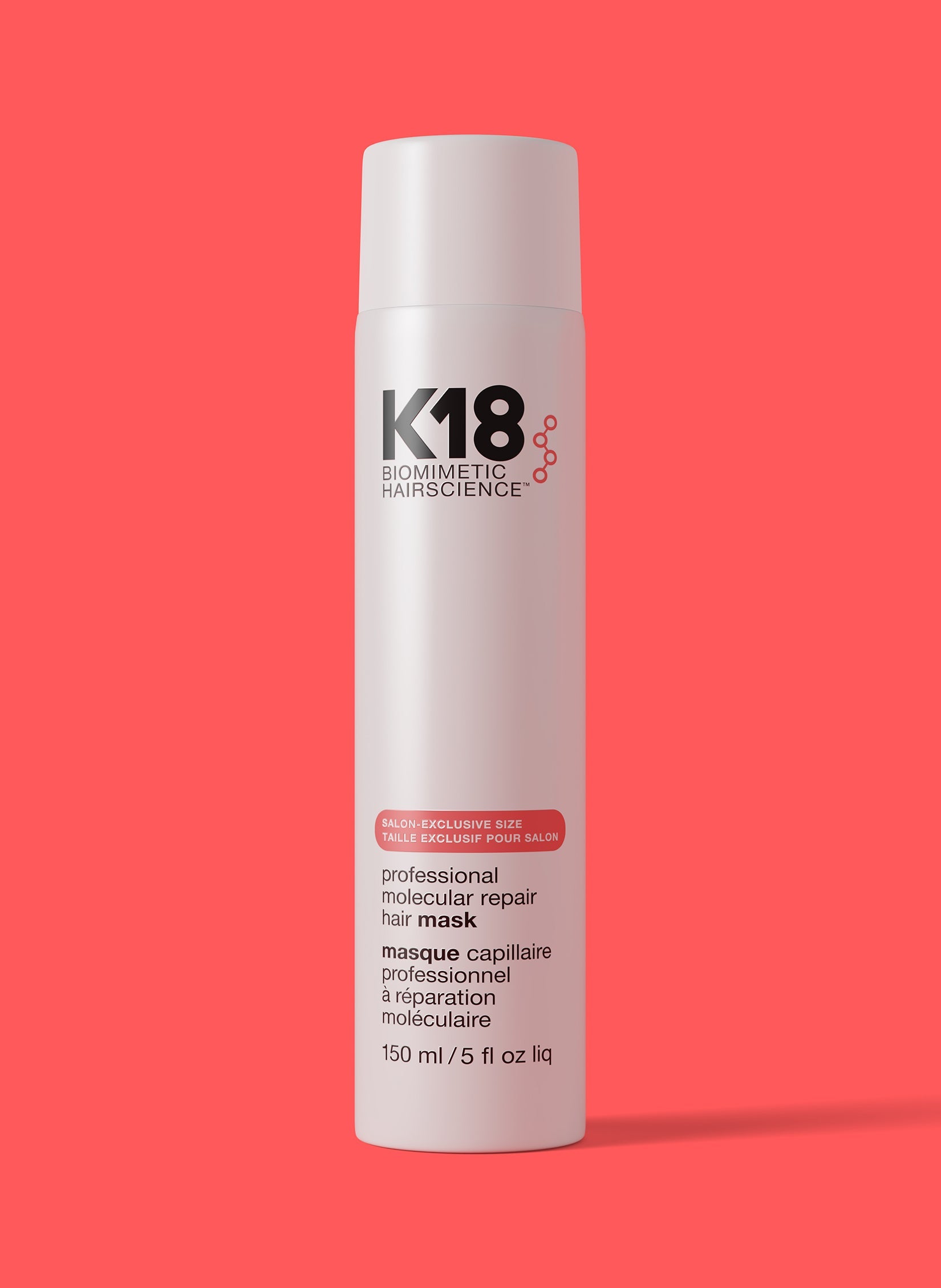 Tratamiento K18 Mask Leave-In Molecular Repair 150ml Profesional Cabina Salon